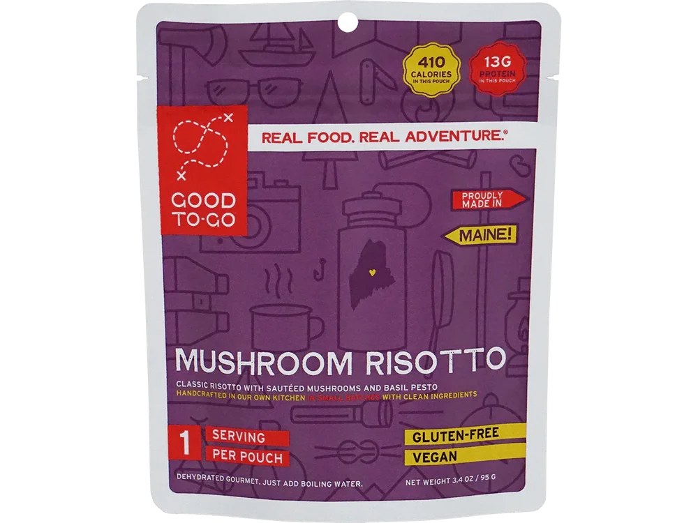 Good To-Go makes a great GF Mushroom Risotto