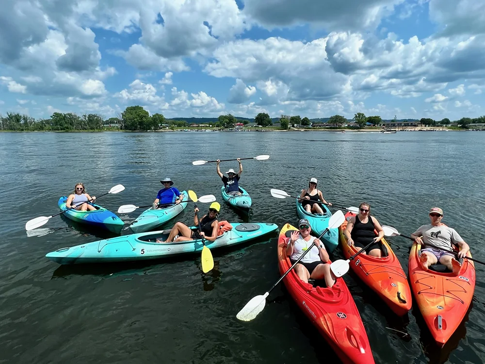 La Crosse with Kids - Paddling the Black River in Kayaks